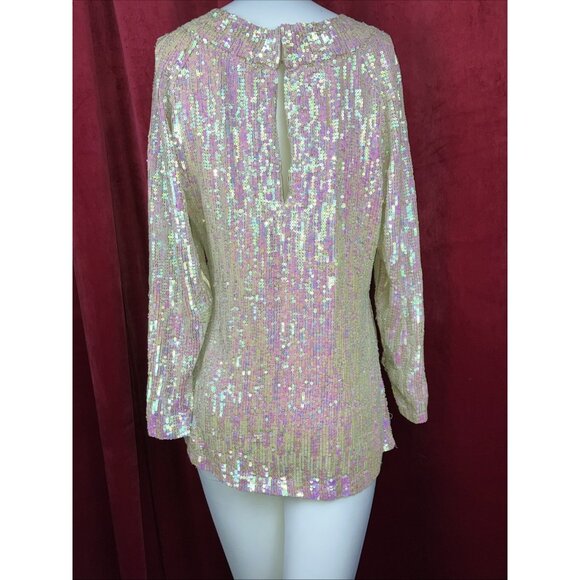 40 Dries Van Noten Aurora Borealis Sequin Cocktail Sweater - Picture 4 of 6